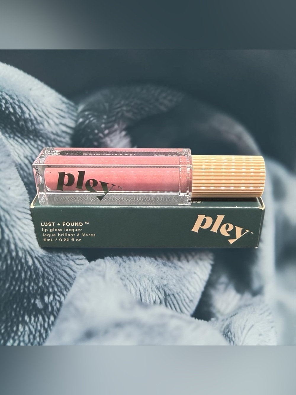 💋PLEY💋Lust + Found Lip Gloss Lacquer in Lupe/NIB